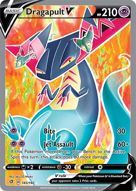 Dragapult V (Full Art) (183/192) (SWSH02)