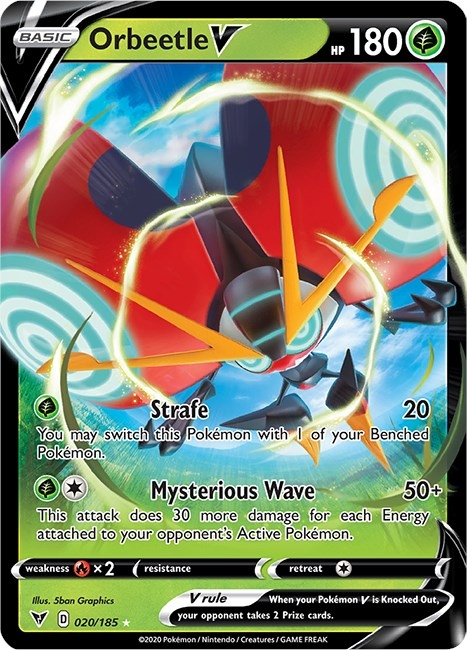 Orbeetle V (020/185) (SWSH04)