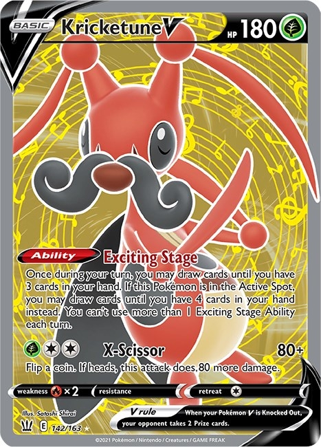 Kricketune V (Full Art) (142/163) (SWSH05)