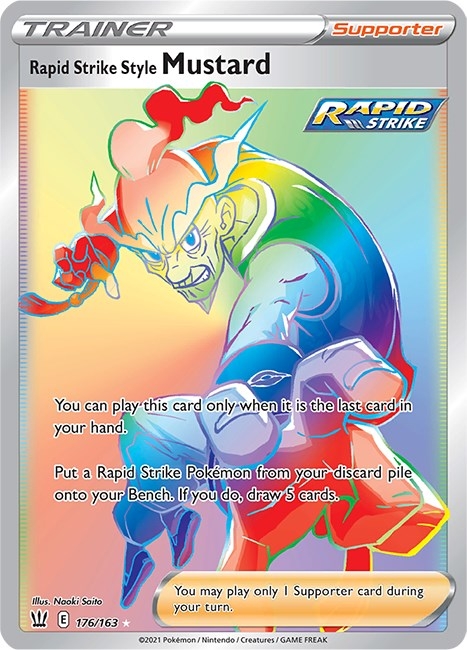 Rapid Strike Style Mustard (Secret) (176/163) (SWSH05)
