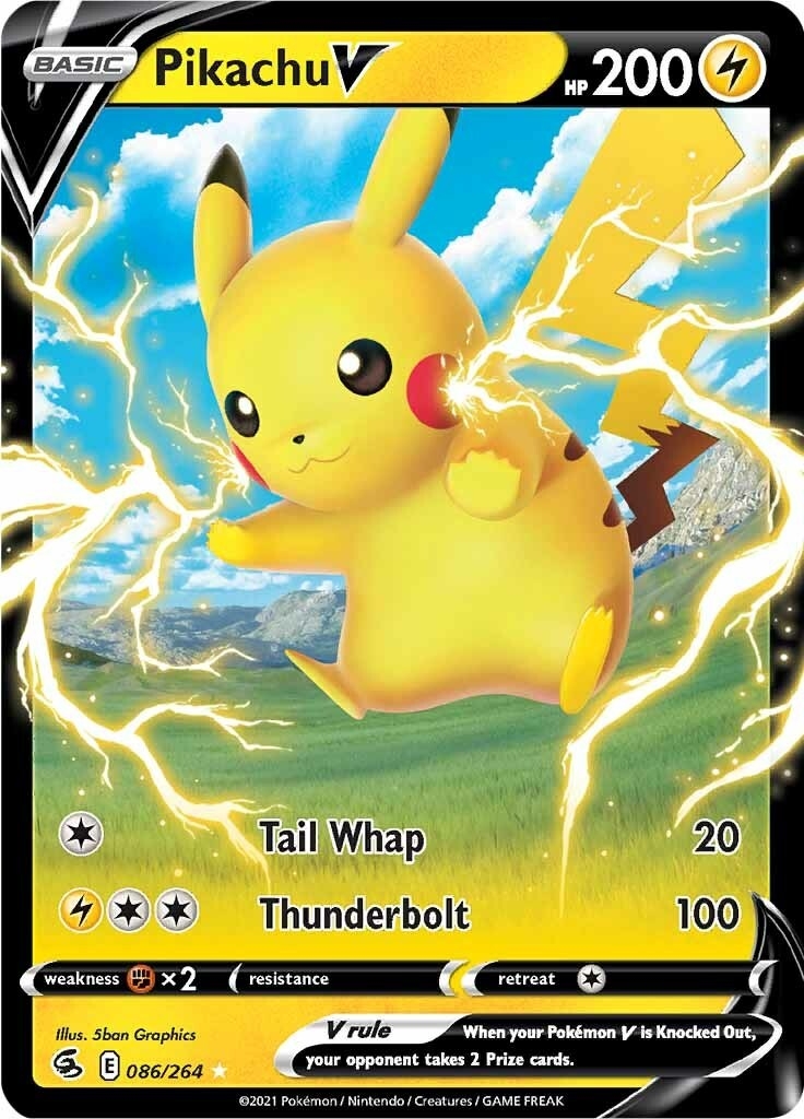 Pikachu V (086/264) (SWSH08)