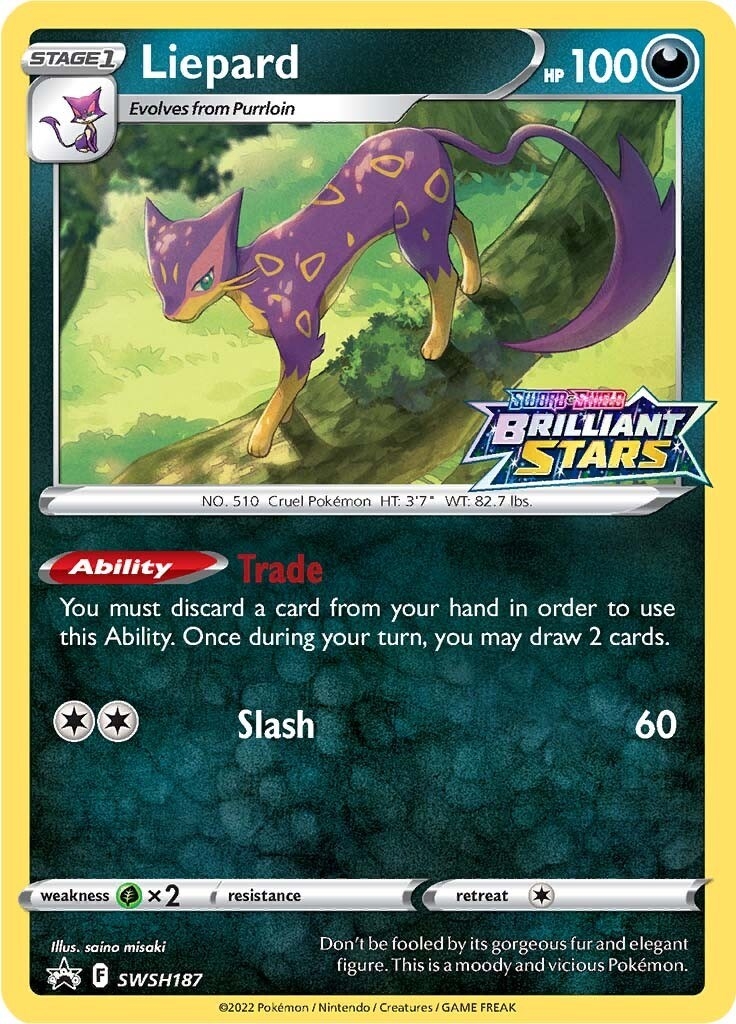 Liepard - SWSH187 (SWSH187) (SWSD)
