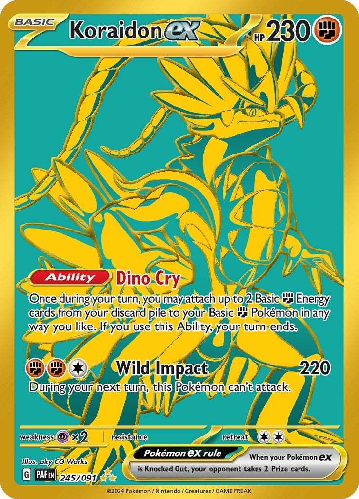 Koraidon ex (245/091) (PAF)