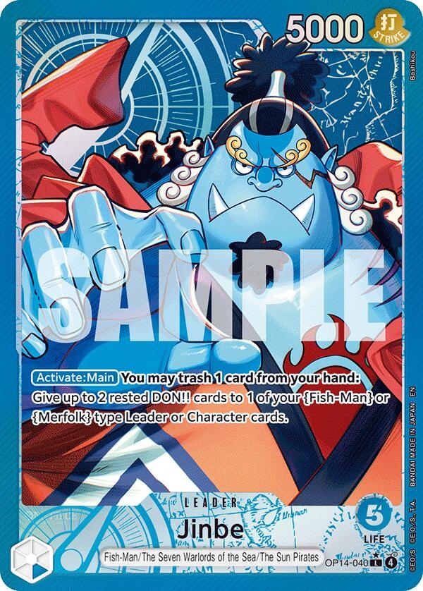 Jinbe - OP14-040 (Alternate Art) (OP14-040) (OP14)