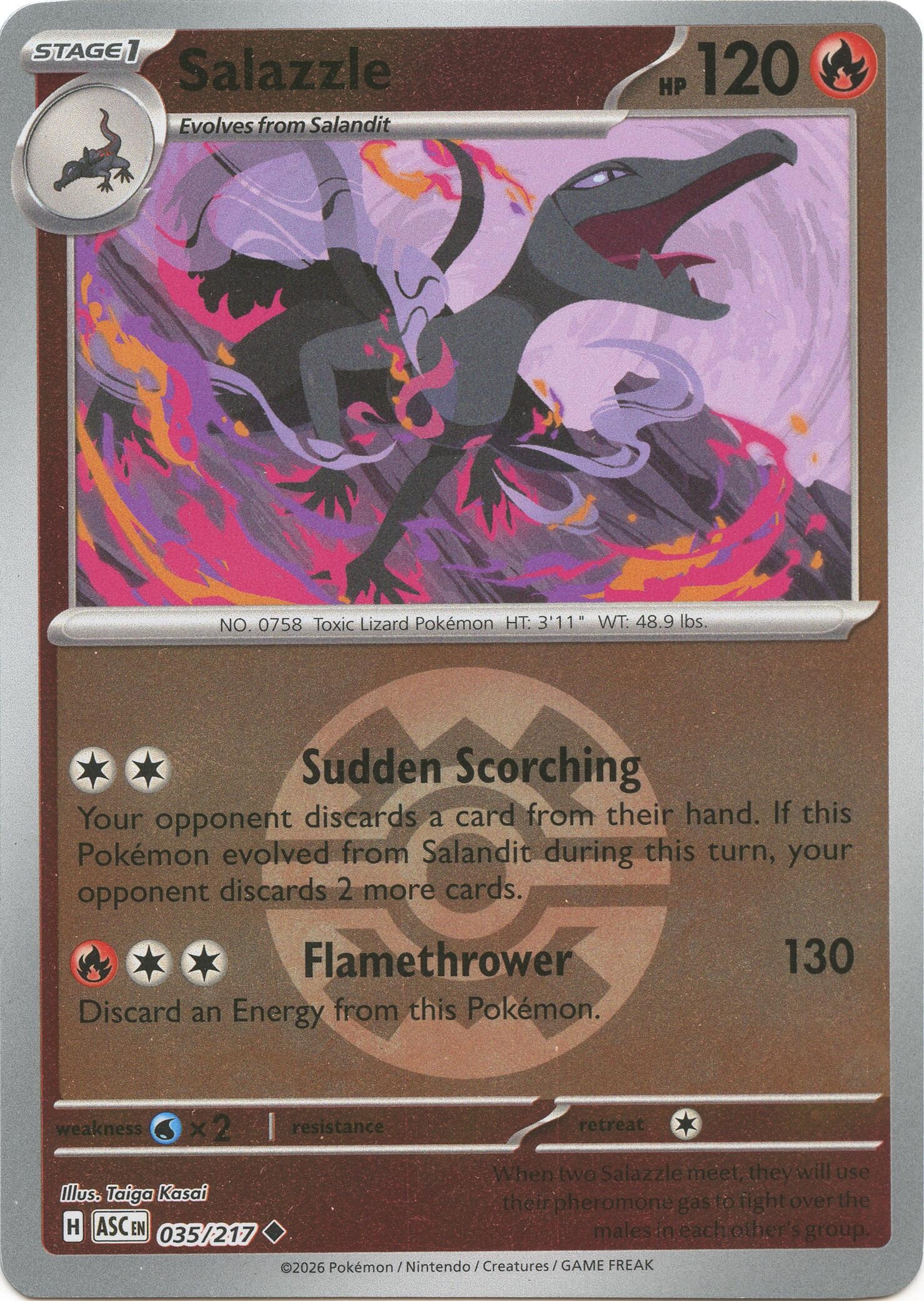 Salazzle - 035/217 (Quick Ball) (035/217) (ASC)