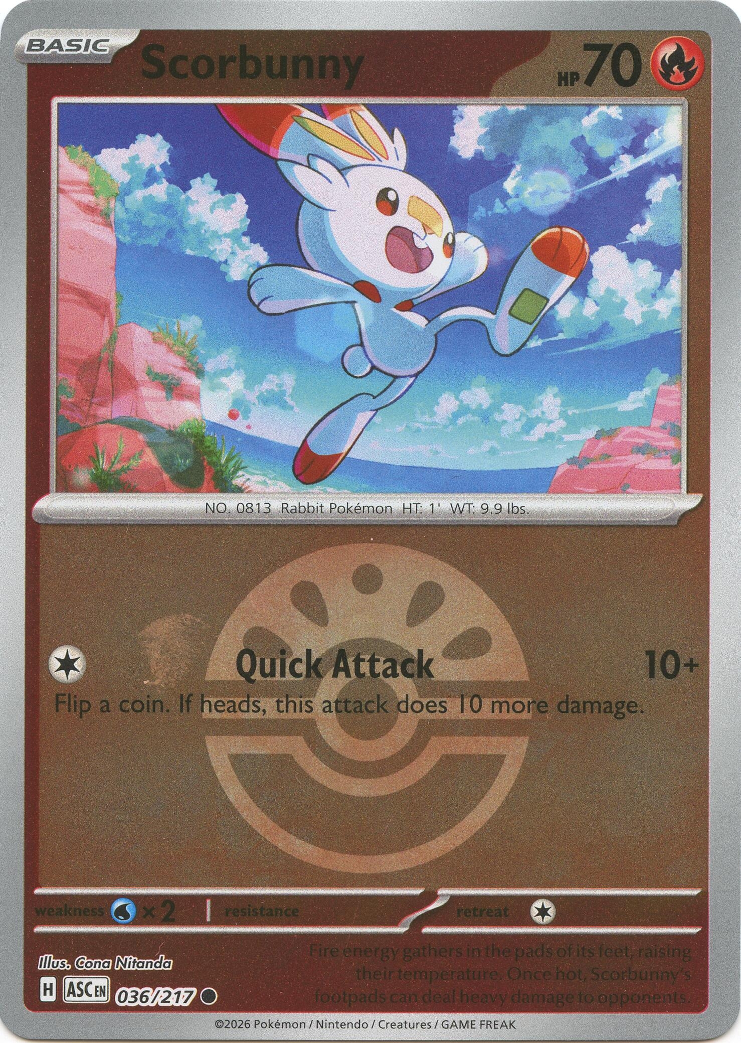 Scorbunny - 036/217 (Friend Ball) (036/217) (ASC)