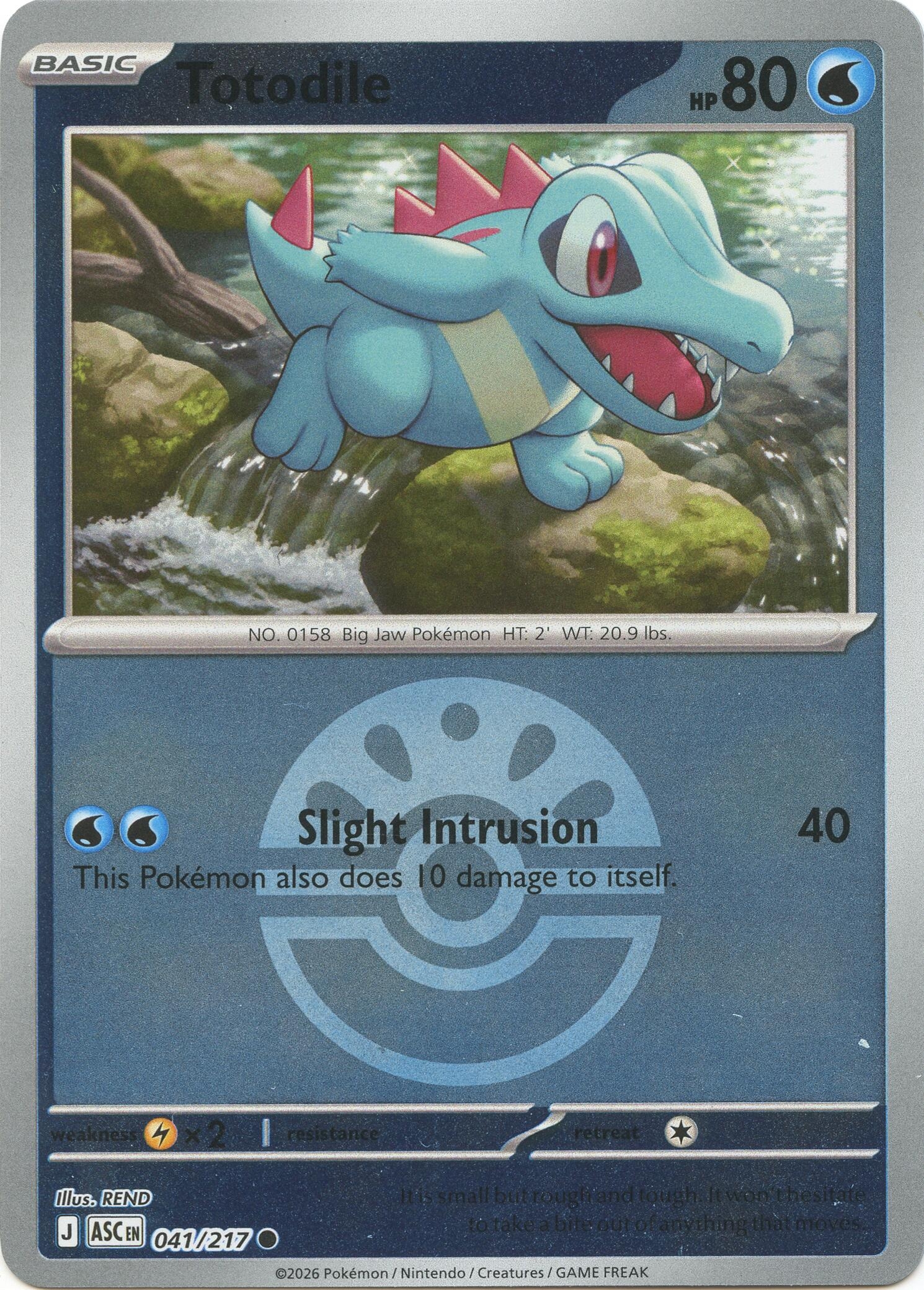 Totodile (Friend Ball) (041/217) (ASC)