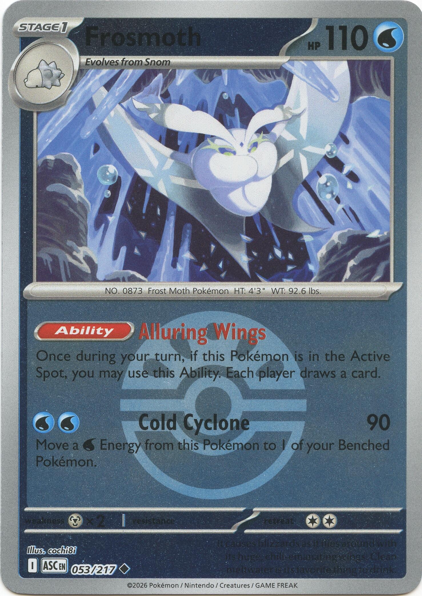 Frosmoth (Friend Ball) (053/217) (ASC)