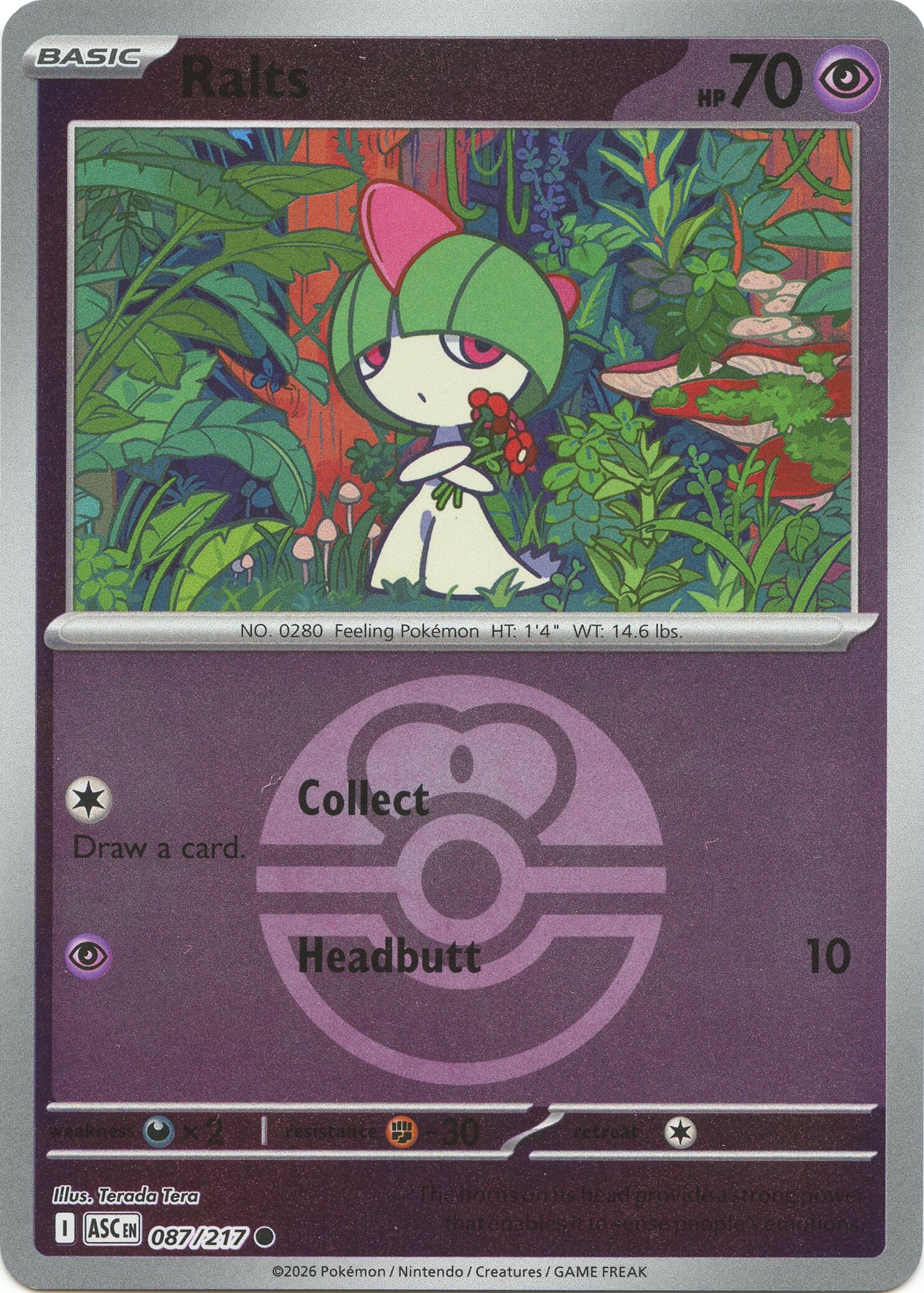 Ralts (Love Ball) (087/217) (ASC)