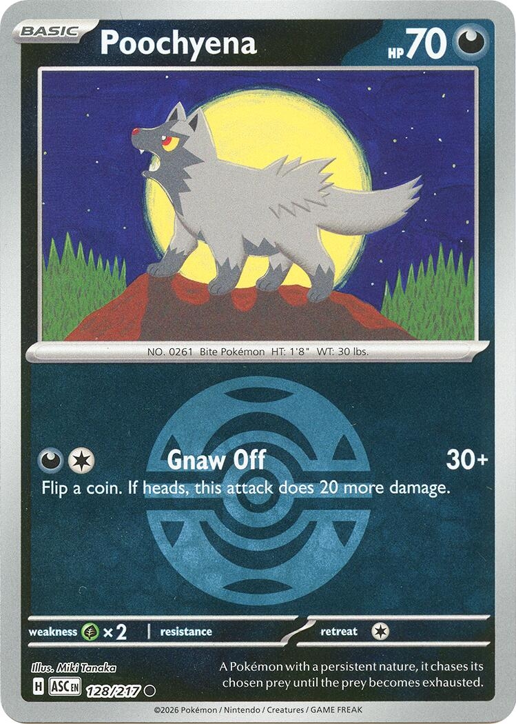 Poochyena (Dusk Ball) (128/217) (ASC)