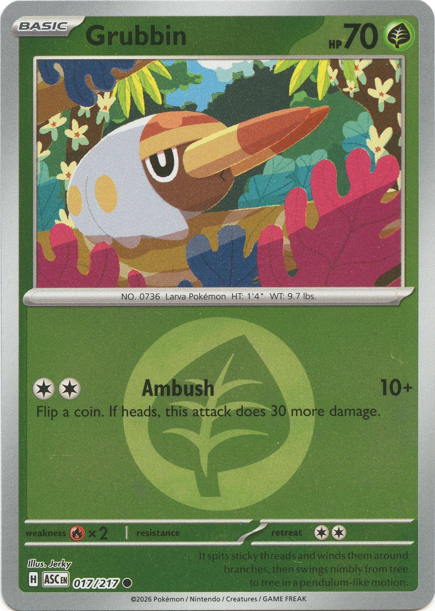 Grubbin (Energy Symbol Pattern) (017/217) (ASC)