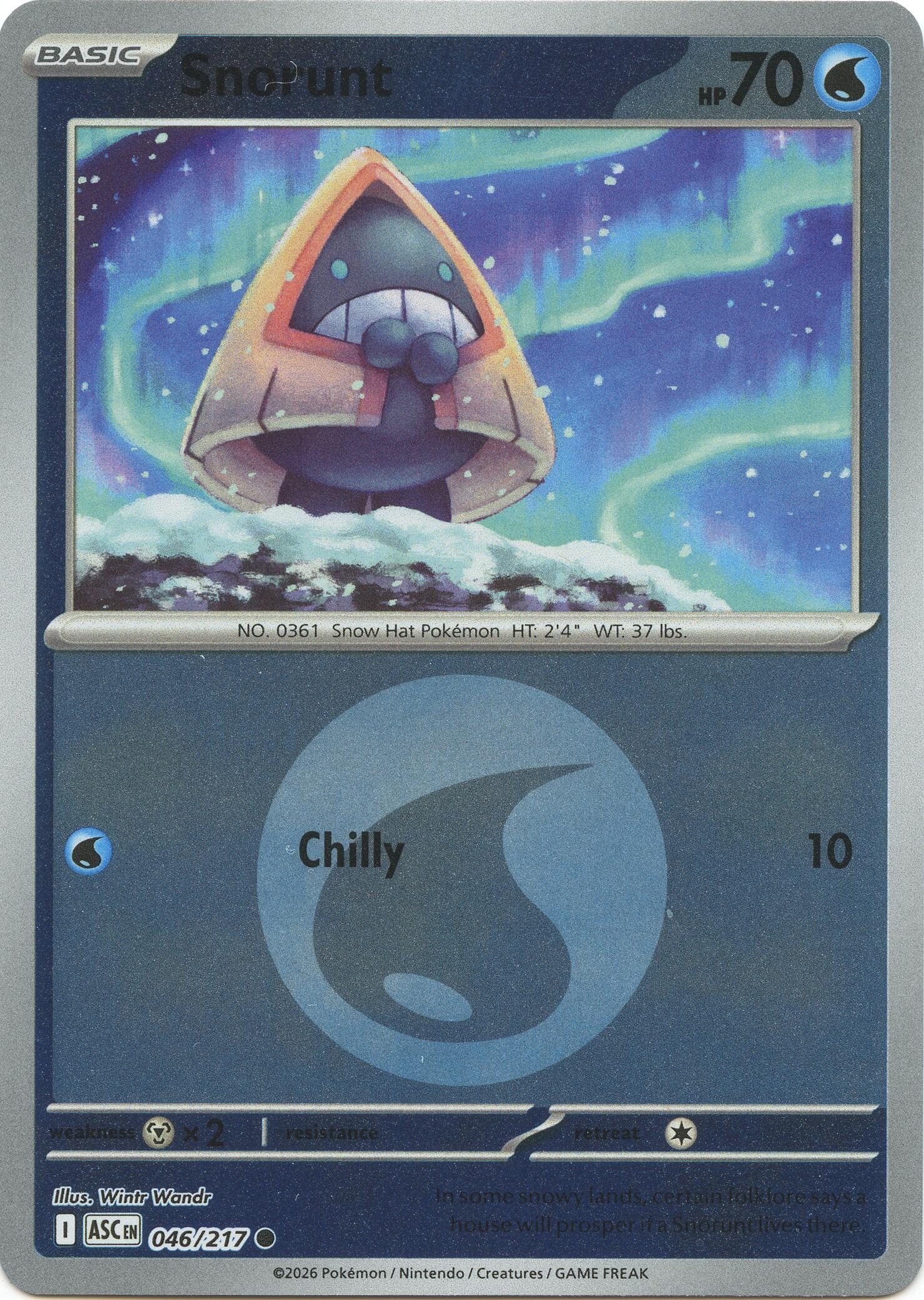 Snorunt - 046/217 (Energy Symbol Pattern) (046/217) (ASC)