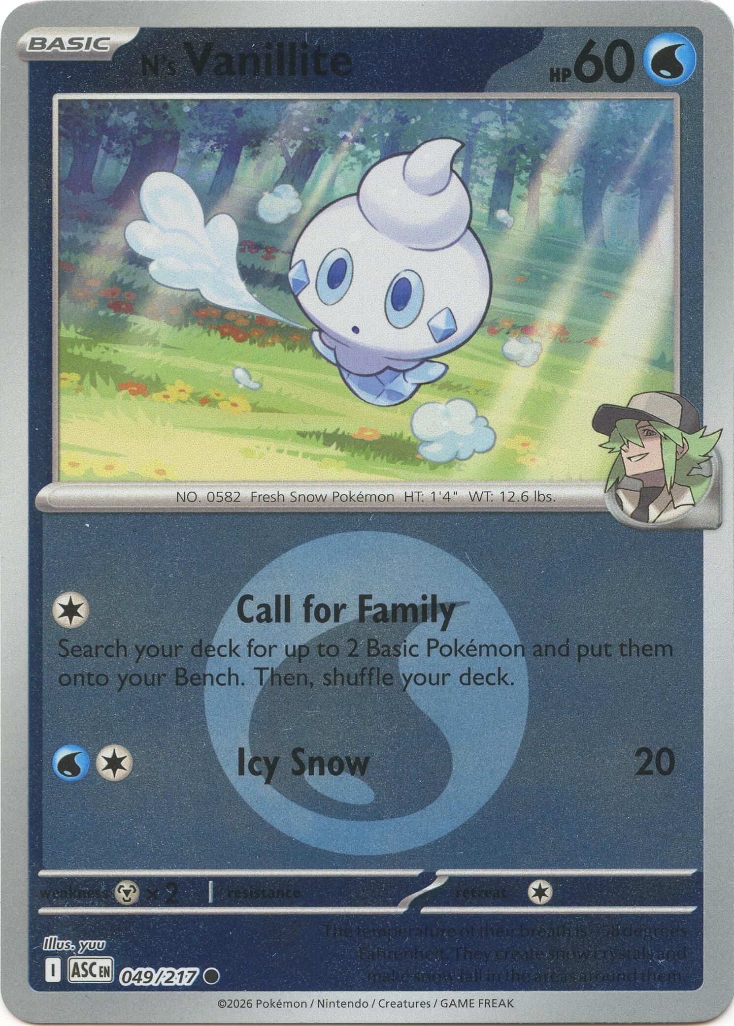 N's Vanillite (Energy Symbol Pattern) (049/217) (ASC)