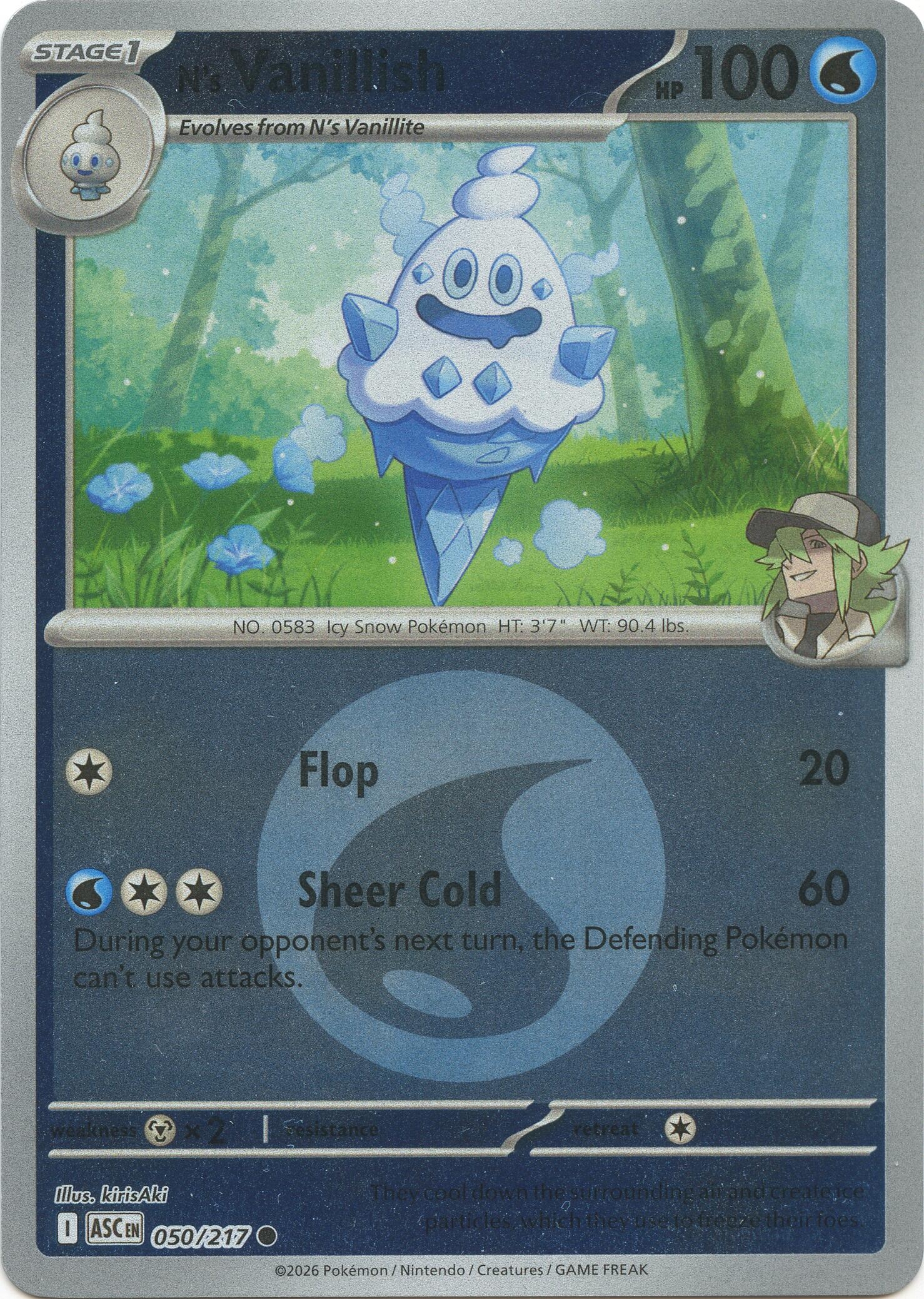 N's Vanillish (Energy Symbol Pattern) (050/217) (ASC)