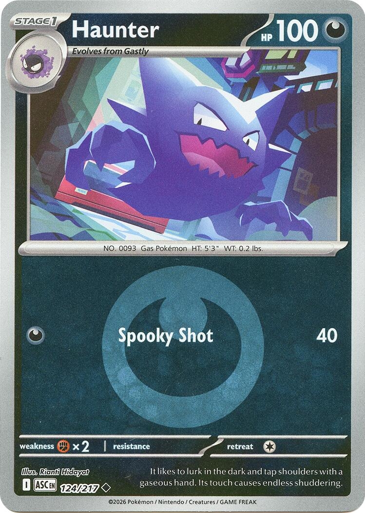 Haunter (Energy Symbol Pattern) (124/217) (ASC)