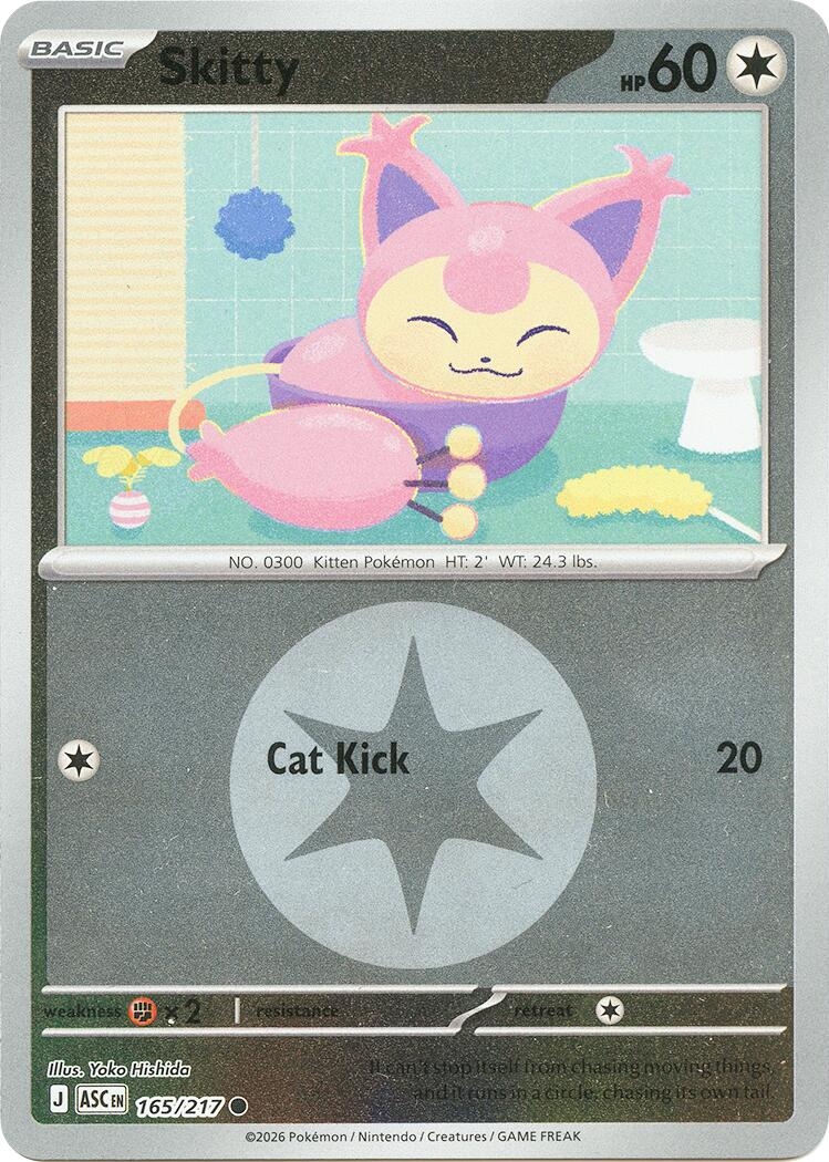 Skitty (Energy Symbol Pattern) (165/217) (ASC)