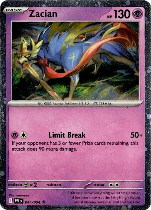 Zacian - 045/094 (Cosmos Holo) (045/094) (BLE)